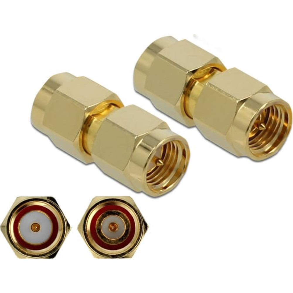 Delock Adapter SMA plug to SMA plug 10 GHz