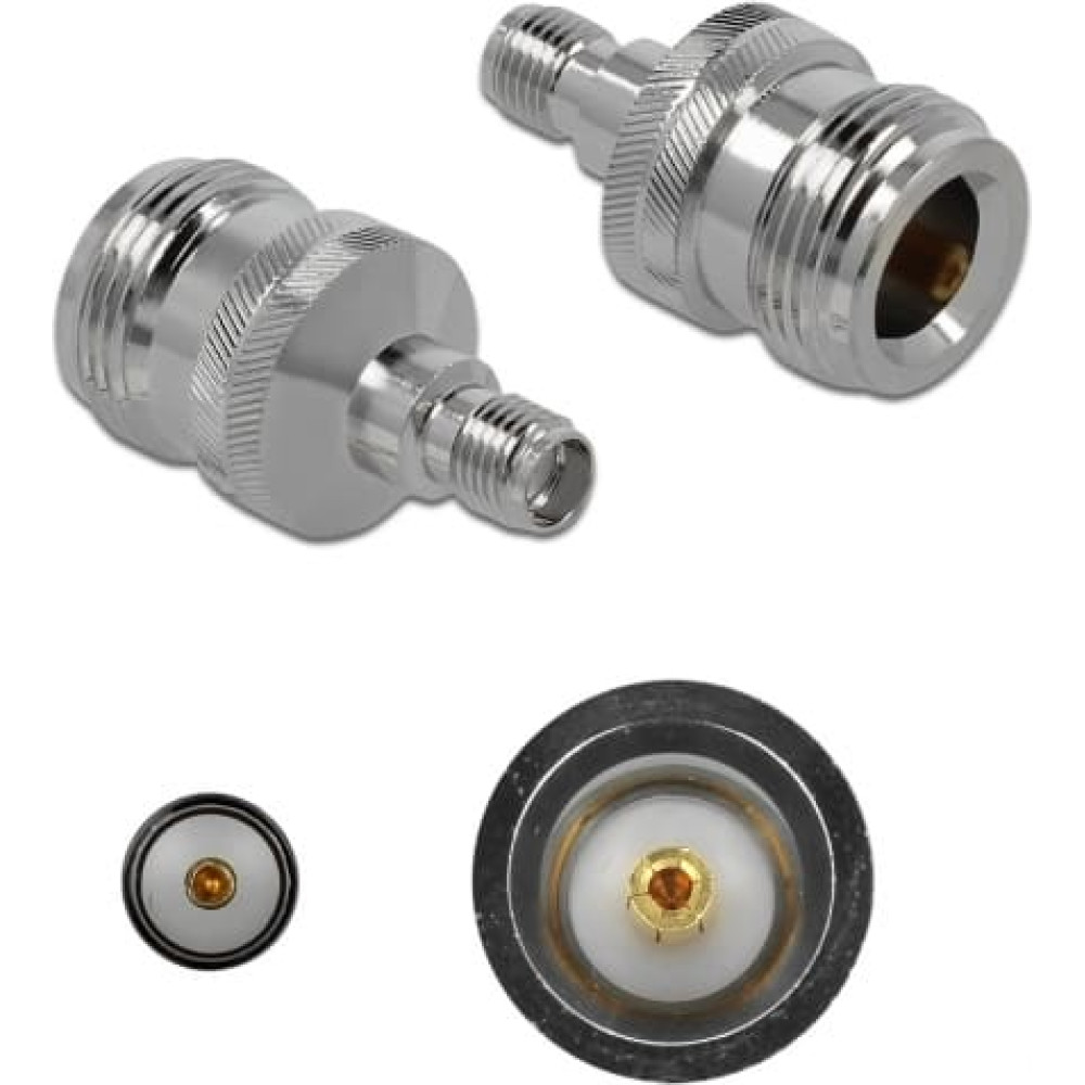 Delock Adapter N jack to SMA jack 10 GHz