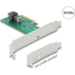 Delock PCI Express x4 Card to 1 x internal SFF-8643 NVMe - Low Profile Form Factor