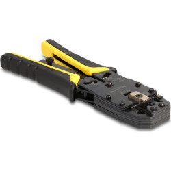 Delock Universal Crimping Tool with wire stripper for 10P (RJ50), 8P (RJ45), 6P (RJ12/11), 6P DEC or 4P modular plugs
