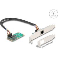 Delock Mini PCIe I/O PCIe full size 1 x RJ45 Gigabit LAN
