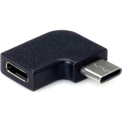 VALUE Adapter, USB 3.2 Gen 2, Type C - C, M/F, 90° Angled, black
