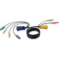 Aten 2L-5305P KVM Cable VGA, PS/2 and Audio, black, 5 m