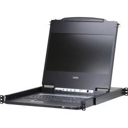 Aten CL6700MW KVM-Konsole, LCD, DVI, HDMI Full HD, CH-Layout