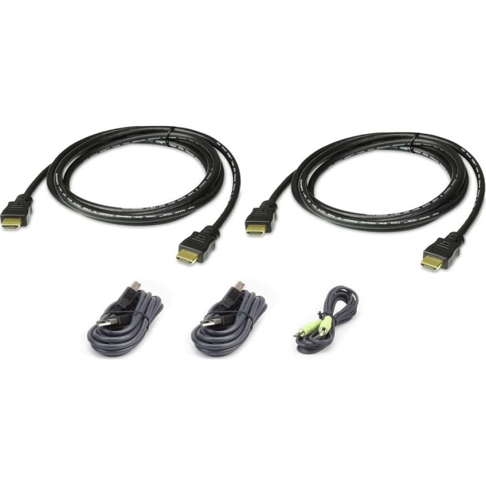 Aten 2L-7D02UHX5 USB HDMI Dual Display Secure KVM Kabel Set