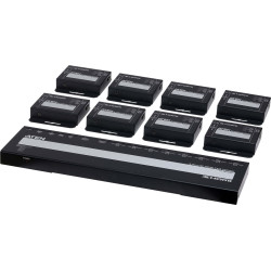 Aten VS1828KIT 8-Port 4K HDMI Cat6 Splitter mit 8 Empfänger