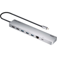 Aten UH3240 USB-C Dock 4K Dual Display mit Power Passthrough