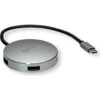 Roline USB 3.0 Hub, 4 Ports, Type C connection cable