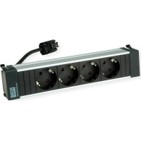 Bachmann POWER FRAME 4xCEE7/3 ALU 0.20m 3G1.5mm² sw GST18
