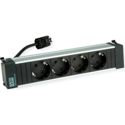 Bachmann POWER FRAME 4xCEE7/3 ALU 0.20m 3G1.5mm² sw GST18