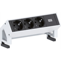Bachmann DESK2 3x earthing contact GST18, white