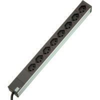 Bachmann 19" Steckdosenleiste, 8xT23 Buchsen, Schweiz (CH)