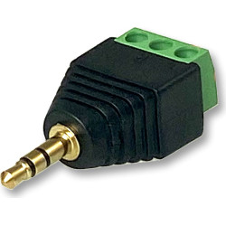 Gude 7960 Klinkensteckeradapter 3 polig, 3,5 mm