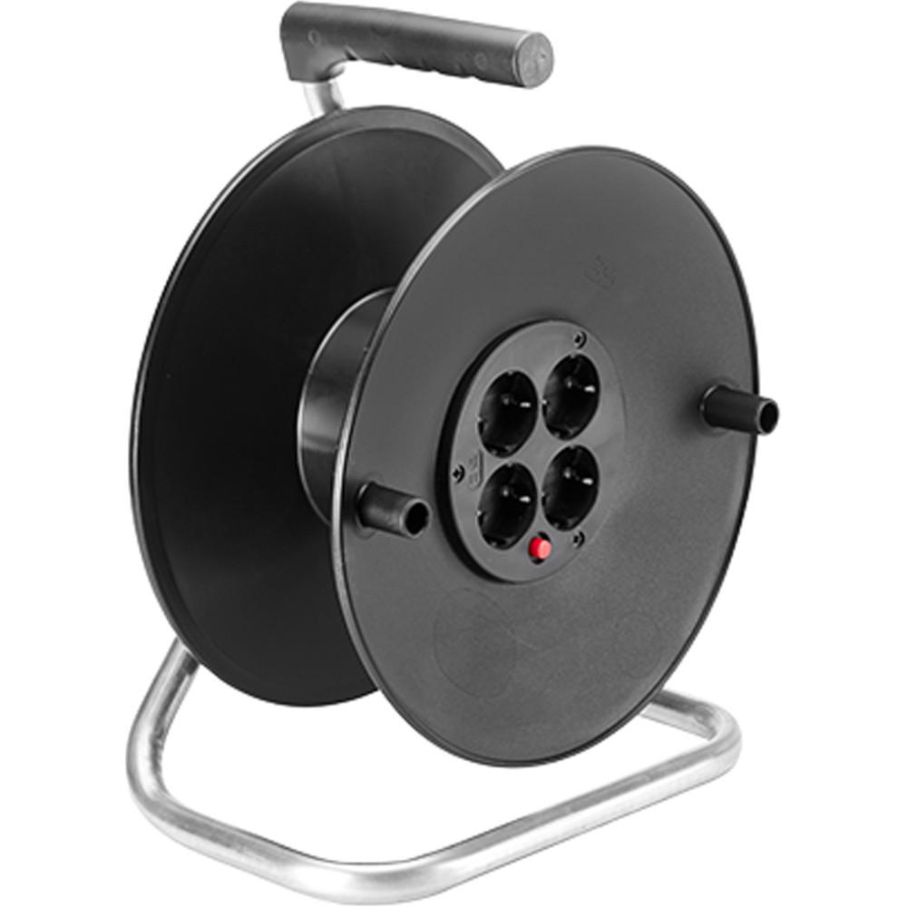 Bachmann cable reel 4-way empty, without cable, plastic