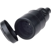 Bachmann solid rubber coupling, French, IP44, black