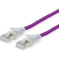 Dätwyler DÄTWYLER Patchkabel Kat.6A (Class EA) S/FTP, CU 7702 flex LSOH, AMP v2, violett, 2 m