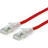 Dätwyler DÄTWYLER Patchkabel Kat.6A (Class EA) S/FTP, CU 7702 flex LSOH, AMP v2, rot, 5 m