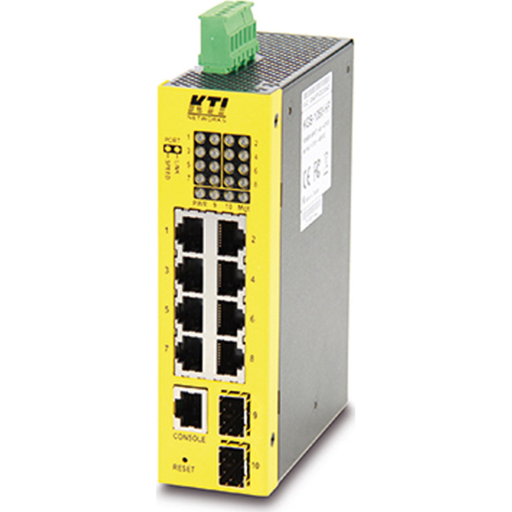 Kti Networks KTI KGS-1060-HP 10-Port Gigabit PoE Switch Industrie