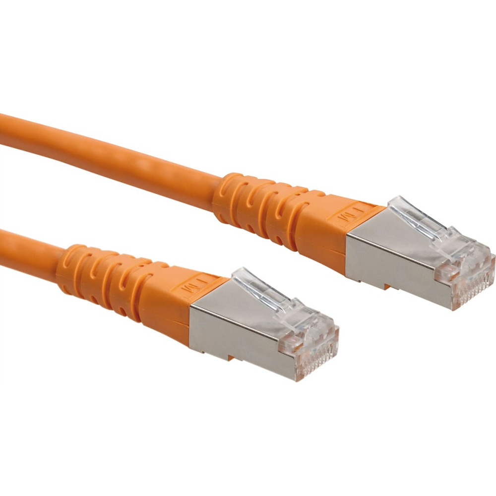 Roline S/FTP (PiMF) Patch Cord, Cat.6, orange 15 m