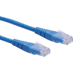 Roline UTP Patch Cord, Cat.6 (Class E), blue, 0.5 m