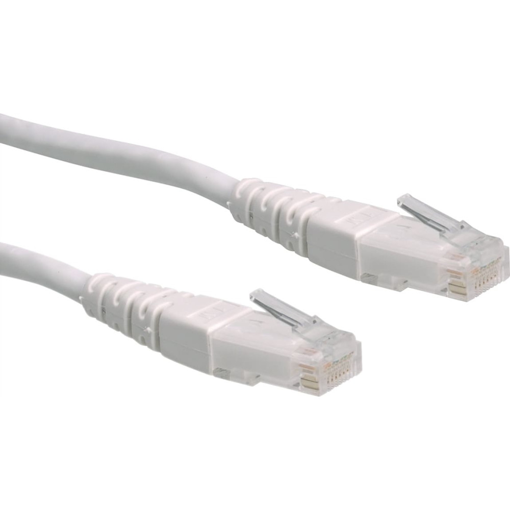 Roline UTP Patch Cord, Cat.6, white 5.0 m