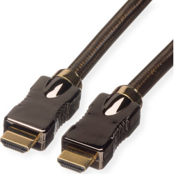 Roline HDMI Ultra HD Cable + Ethernet, M/M, black, 3 m