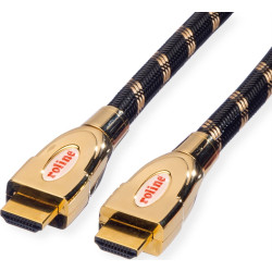 Roline GOLD HDMI Ultra HD Cable + Ethernet, M/M, 5 m