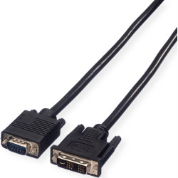 Value DVI Cable, DVI (18+5) - HD15, M/M, 3 m