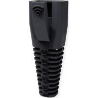 ROLINE Kink Protection Hood for RJ45, cuttable, 10 pcs., black