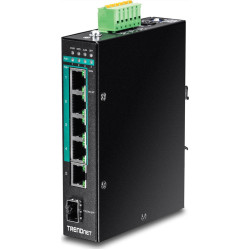 Trendnet Industrie Switch 6 Port Gbit ManagedL2+ PoE+ Metall