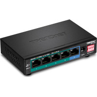 Trendnet Switch 5-port Gbit PoE+ long range 200m 32W Metall