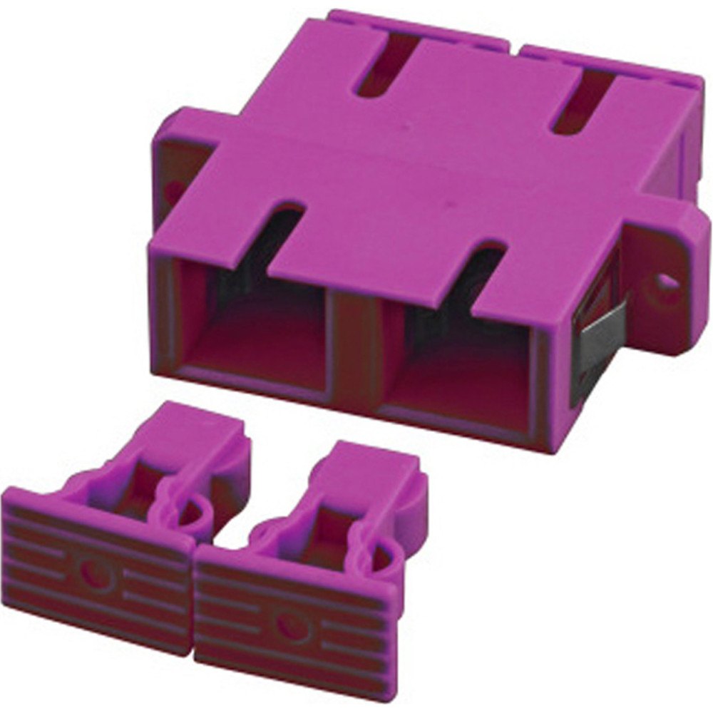 Divers LWL-Kupplung, SC/SC duplex, violet