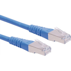 Roline S/FTP (PiMF) Patch Cord, Cat.6 (Class E), blue, 10 m
