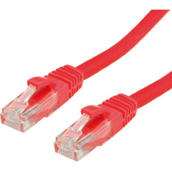 Value UTP Cable Cat.6, halogen-free, red, 5m