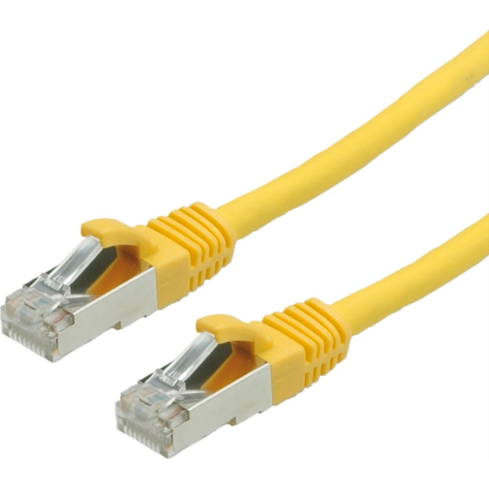 Value S/FTP Patch Cord Cat.6, halogen-free, yellow, 0.5 m