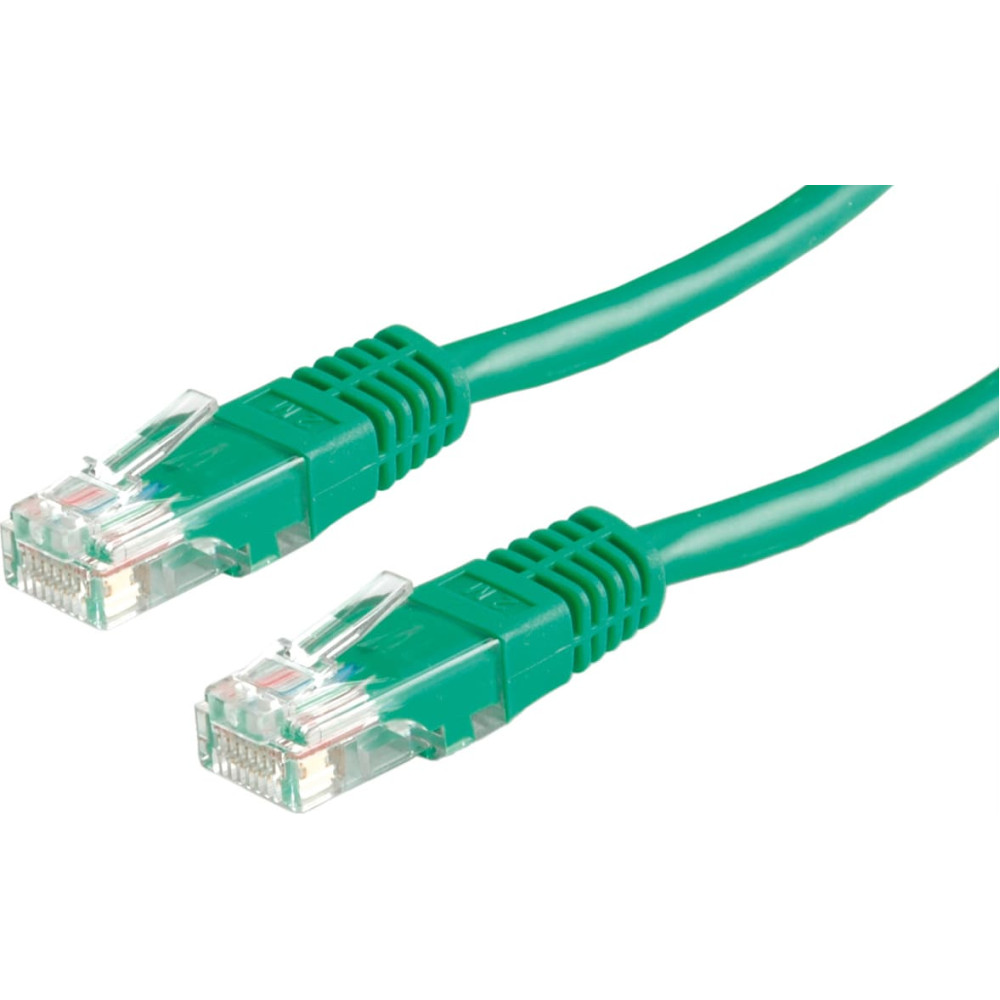Value UTP Patch Cord, Cat.6 (Class E), green, 7 m