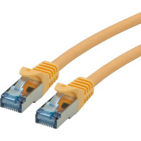 Roline S/FTP Patch Cord Cat.6A, Component Level, LSOH, yellow, 7.5 m