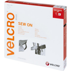 Velcro ® Klettband zum Aufnähen, Haken & Flausch 20mm x 10m Bordeauxrot