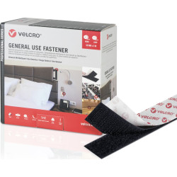 Velcro ® General Use Fastener 5m Hakenband 5m Flauschband, Haken & Flausch 50mm schwarz