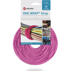 Velcro ® One Wrap® Strap 25mm x 300mm, 100 Stück, rosa