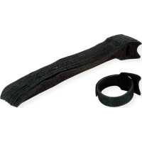 Kabeļu saite , 20 gab.kompelktā, melns, 15 cm, Value