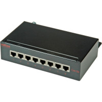 Roline Cat.5e (Class D) Wall Mount Patch Panel, 8 Ports, STP, black