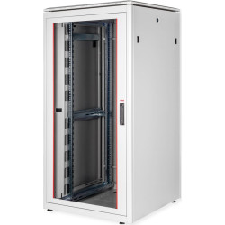 Roline 19-inch network cabinet Pro 32 U, 800x800 WxD glass door grey