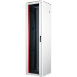 Roline 19-inch Network Cabinet Pro 47 U, 600x600 WxD glass door grey