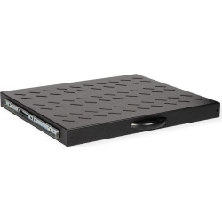 Roline 19-inch shelf 1 U, extendable 350 T 25 kg black