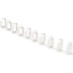 Roline Cable management bracket, 44x60mm grey 10 pieces