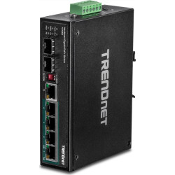 Trendnet Industrie Switch 6 Port Gbit PoE+ Metall