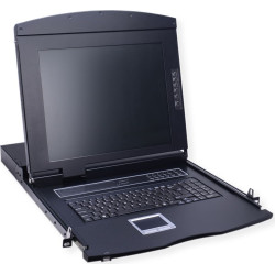 Value 19" LCD KVM Console, 43 cm (17") TFT, VGA, USB, CH-Layout