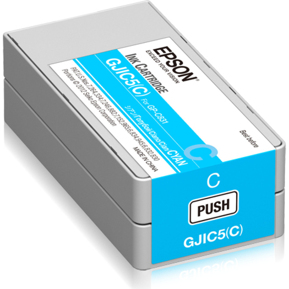 Epson GJIC5(C): Ink cartridge for ColorWorks C831 (Cyan) (MOQ=10)