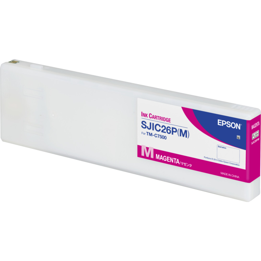 Epson SJIC26P(M): Ink cartridge for ColorWorks C7500 (Magenta)